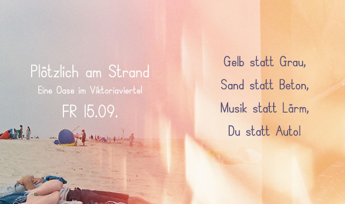 Plötzlich am Strand - Eine Oase im Viktoriaviertel