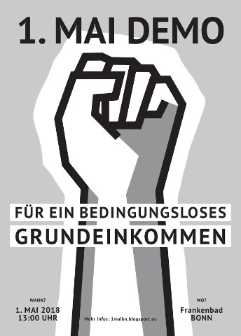 1.Mai Demonstration für ein Bedingungsloses Grundeinkommen