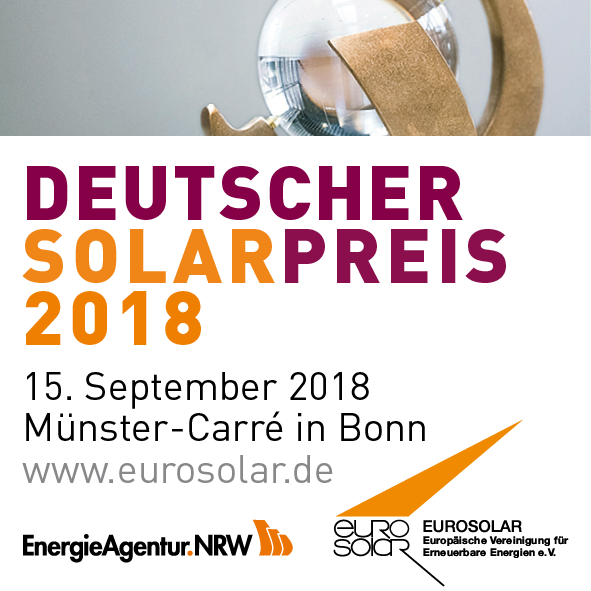 Deutscher Solarpreis 2018