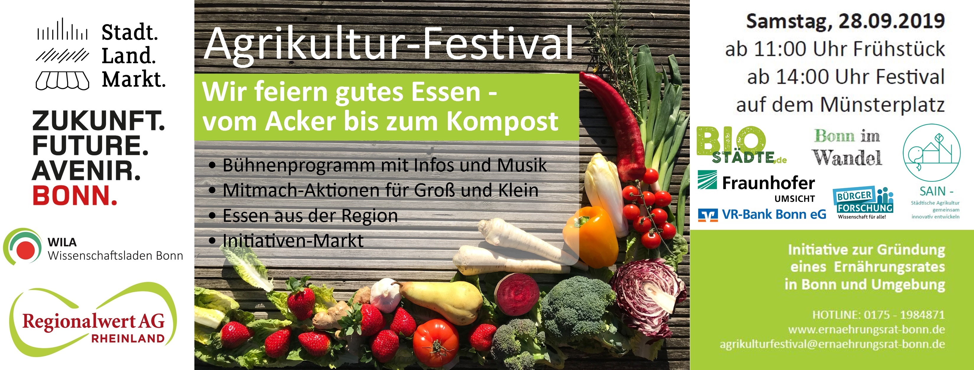 Agrikultur Festival Am 28 09 Auf Dem Munsterplatz Bonn Im Wandel