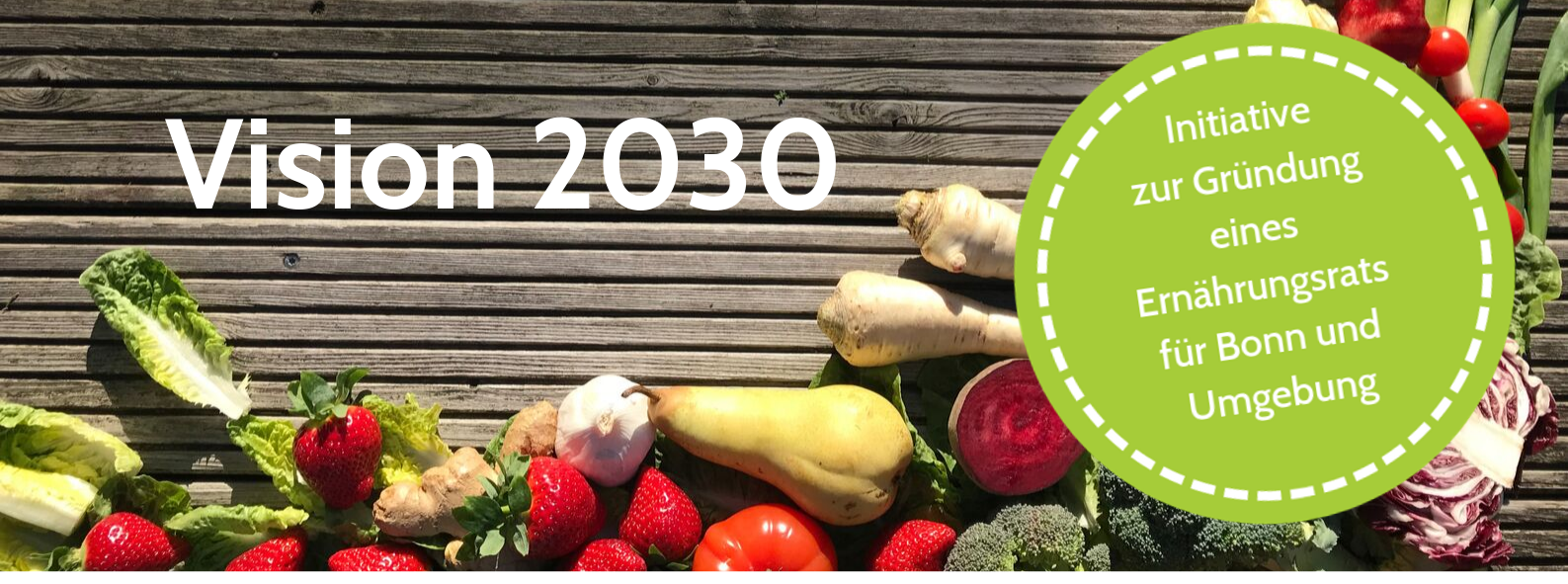Vision 2030 der Initiative zur Gründung eines Ernährungsrates für Bonn und Umgebung
