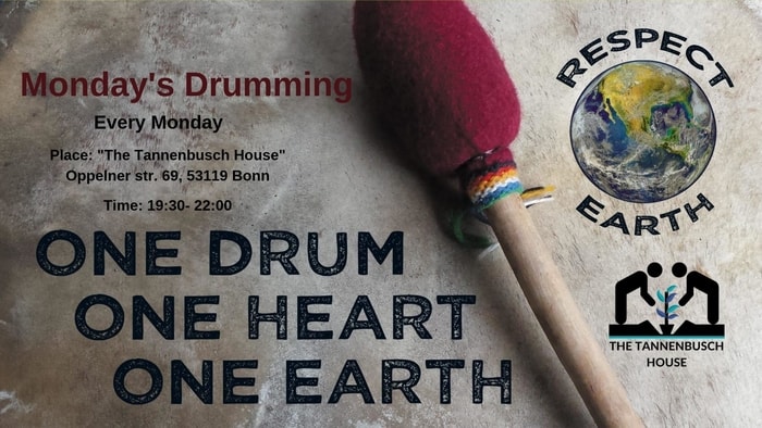 Monday´s drumming – Drumming for Mother Earth
