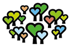 Jeder Baum zählt - Einladung zur Baumherzen-Bastelaktion für Earth Day; Tag des Baumes