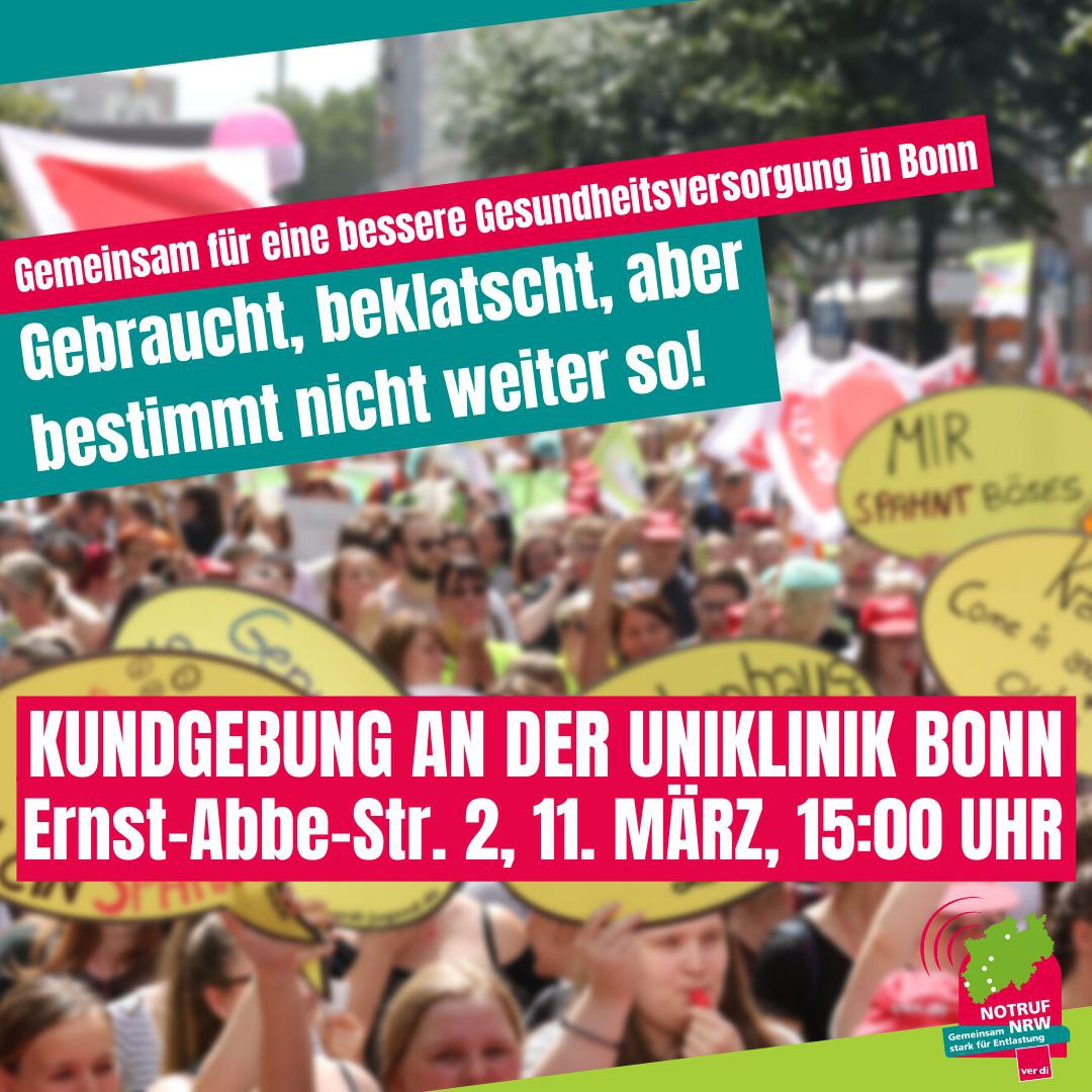 Petitionsübergabe - WeCareforBonn - Gesundheitsversorgung geht uns alle an!