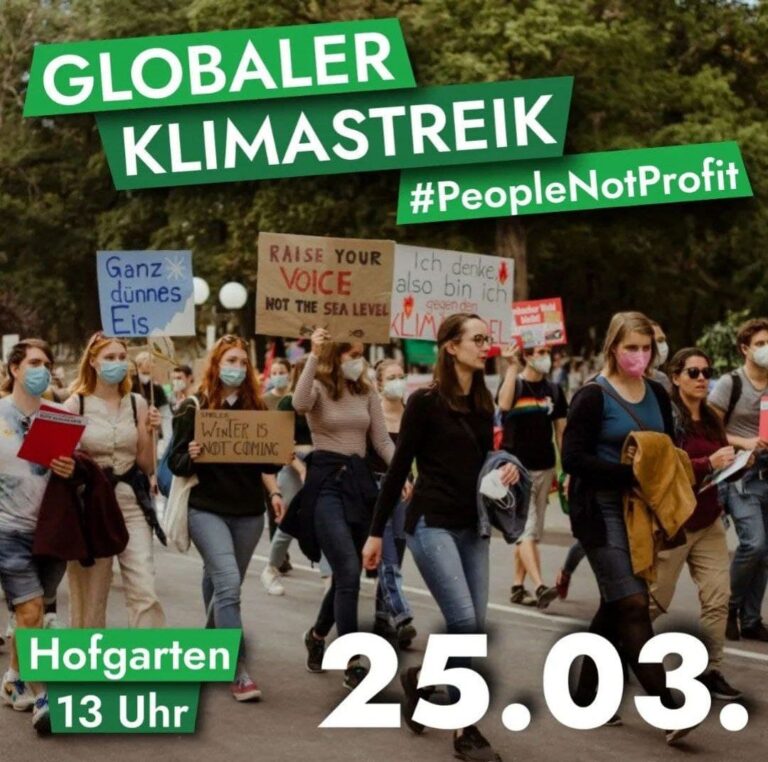Globaler Klimastreik #PeopleNotProfit