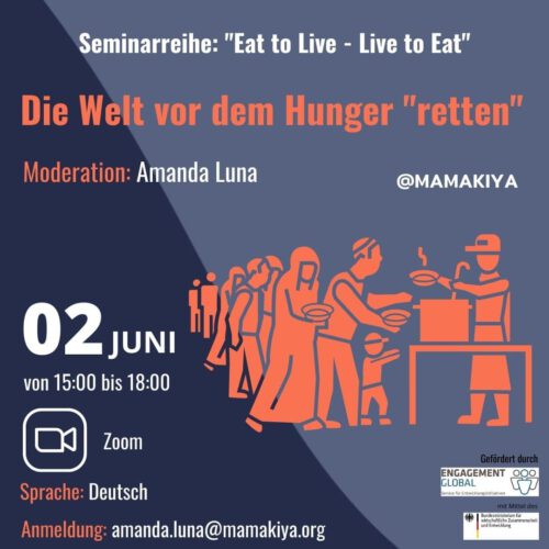 Eat to live - Live to eat: Die Welt vor dem Hunger „retten“